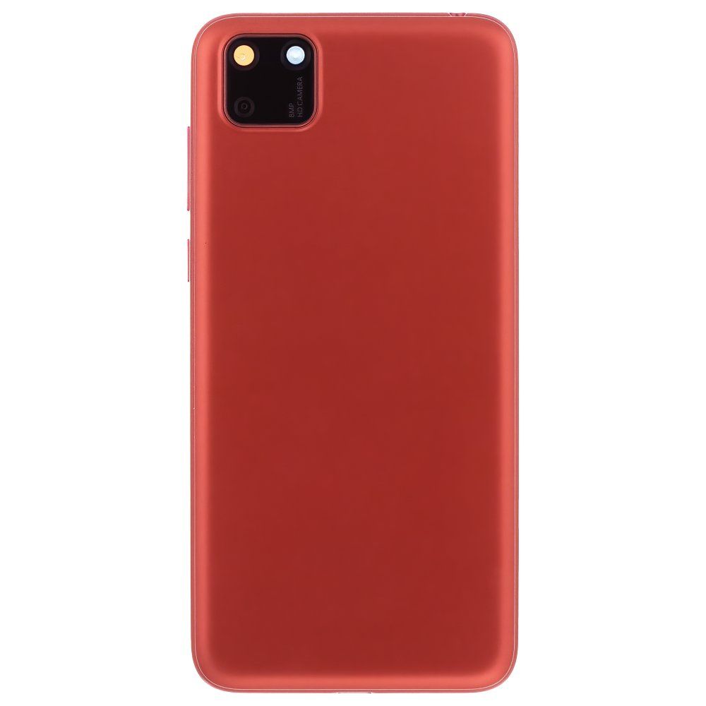 Задняя крышка для Huawei Honor 9S (DUA-LX9) / Y5p (DRA-LX9) (красный) (в сборе со стеклом камеры)