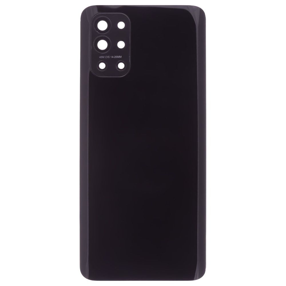 Задняя крышка для OnePlus 9R (черный глянец) (в сборе со стеклом камеры)