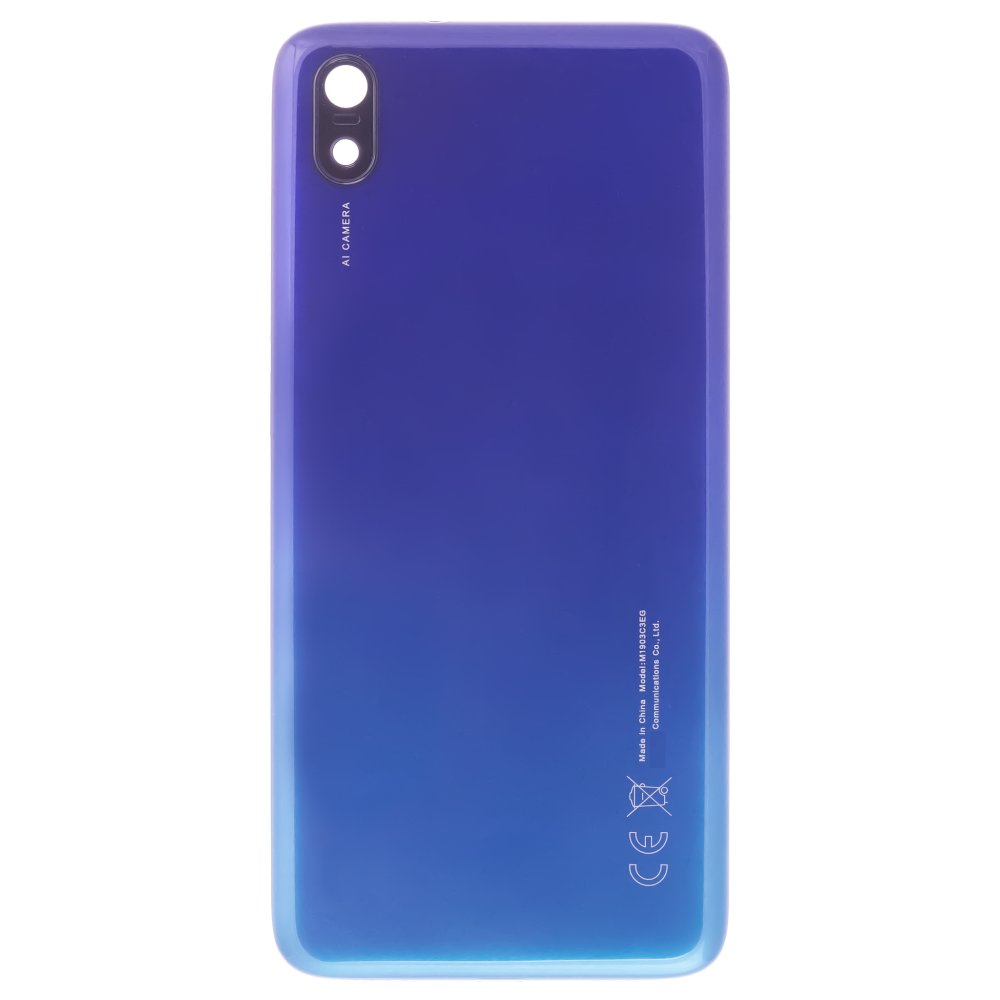 Задняя крышка для Xiaomi Redmi 7A (M1903C3EG) (сине-зеленый) (в сборе со стеклом камеры)