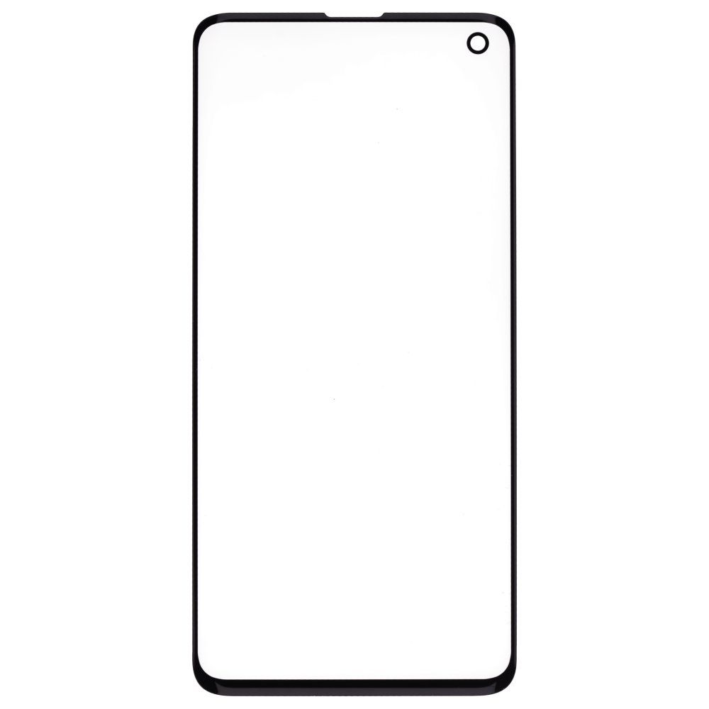 Стекло модуля для Samsung G973 Galaxy S10 + OCA (черный)