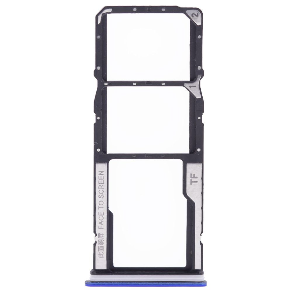 Держатель сим-карты для Xiaomi Redmi 9A (M2006C3LG) / Redmi 9C (M2006C3MG) (синий)