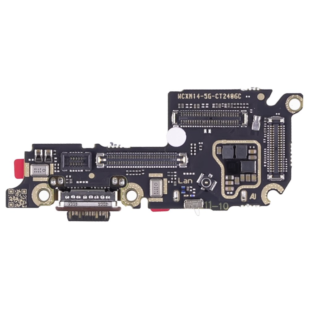 Нижняя плата для Xiaomi 14 (23127PN0CG) с комп. + разъем зарядки + микрофон
