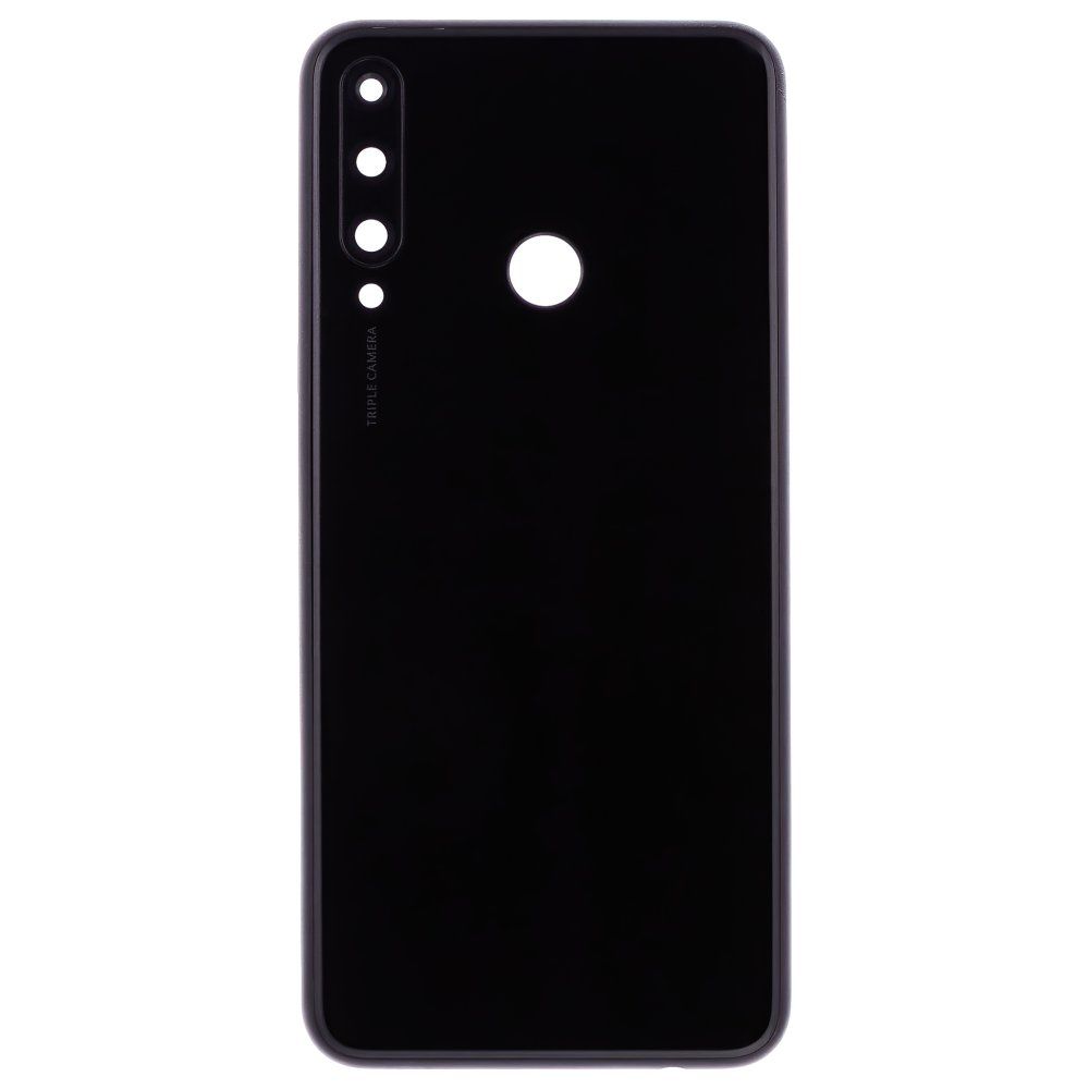 Задняя крышка для Huawei Y6p (MED-LX9N) (черный) (в сборе со стеклом камеры)