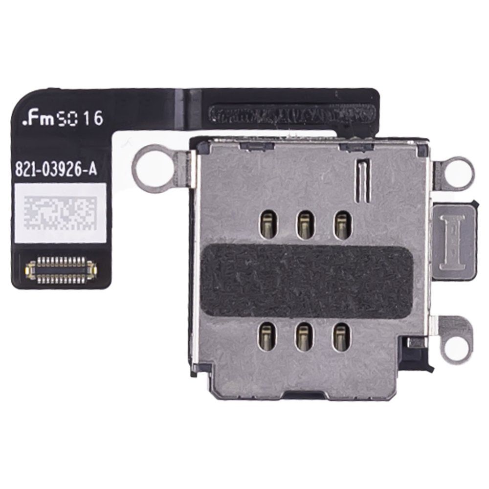 Шлейф для Apple iPhone 14 / iPhone 14 Plus / iPhone 16E с комп. + разъем SIM (1 SIM Version) (ORIG100)