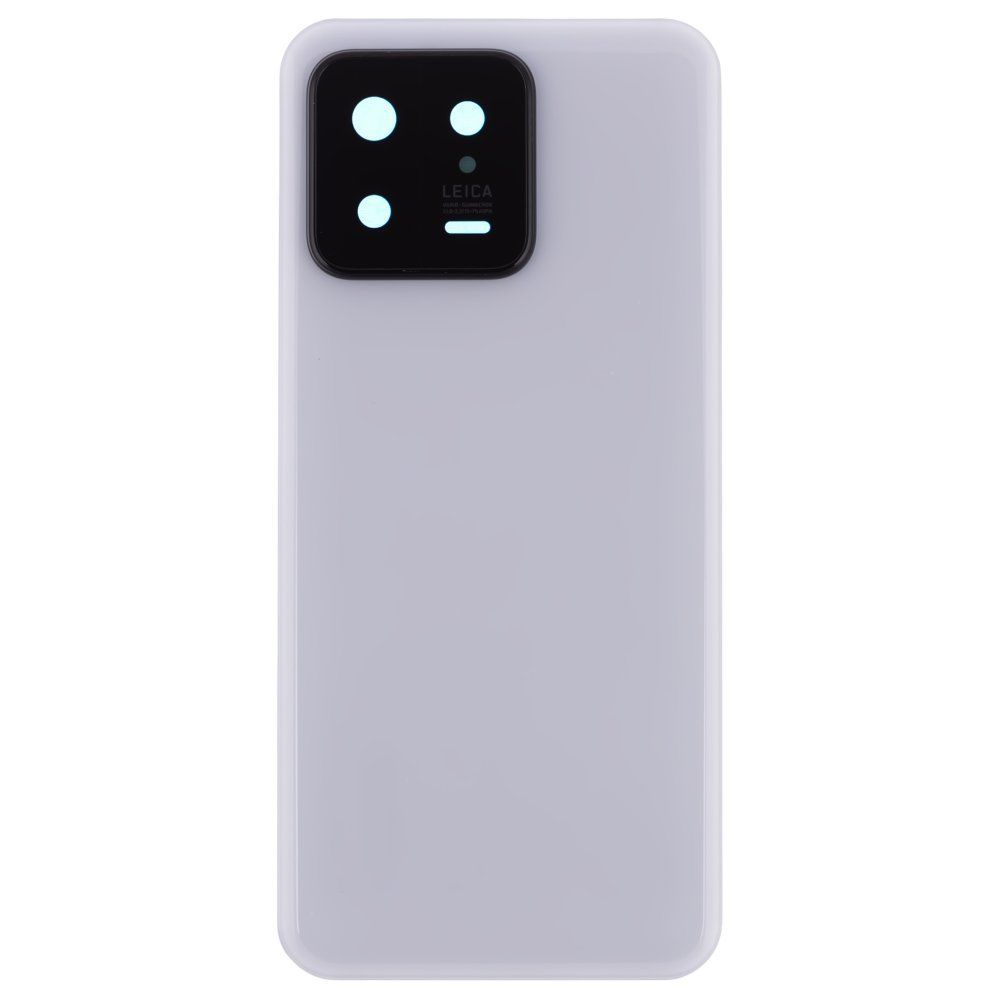Задняя крышка для Xiaomi 13 (2211133G) (белый) (в сборе со стеклом камеры)