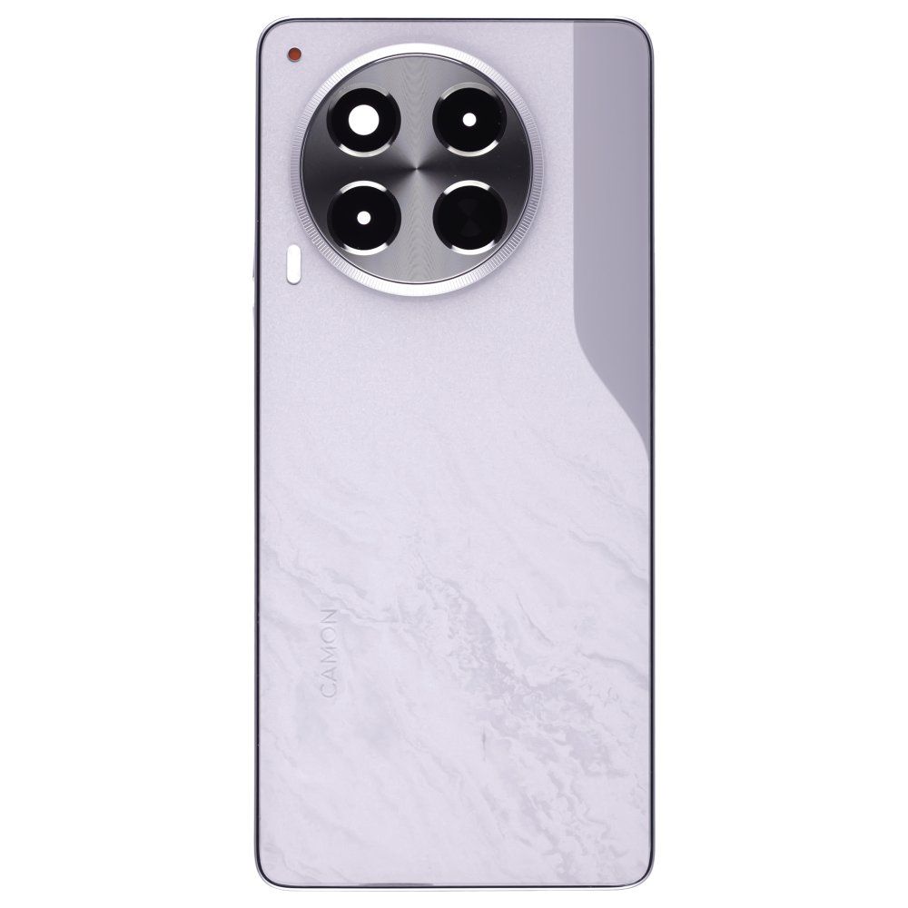 Задняя крышка для Tecno Camon 30 5G (CL7) (белый) (в сборе со стеклом камеры) (ORIG100)