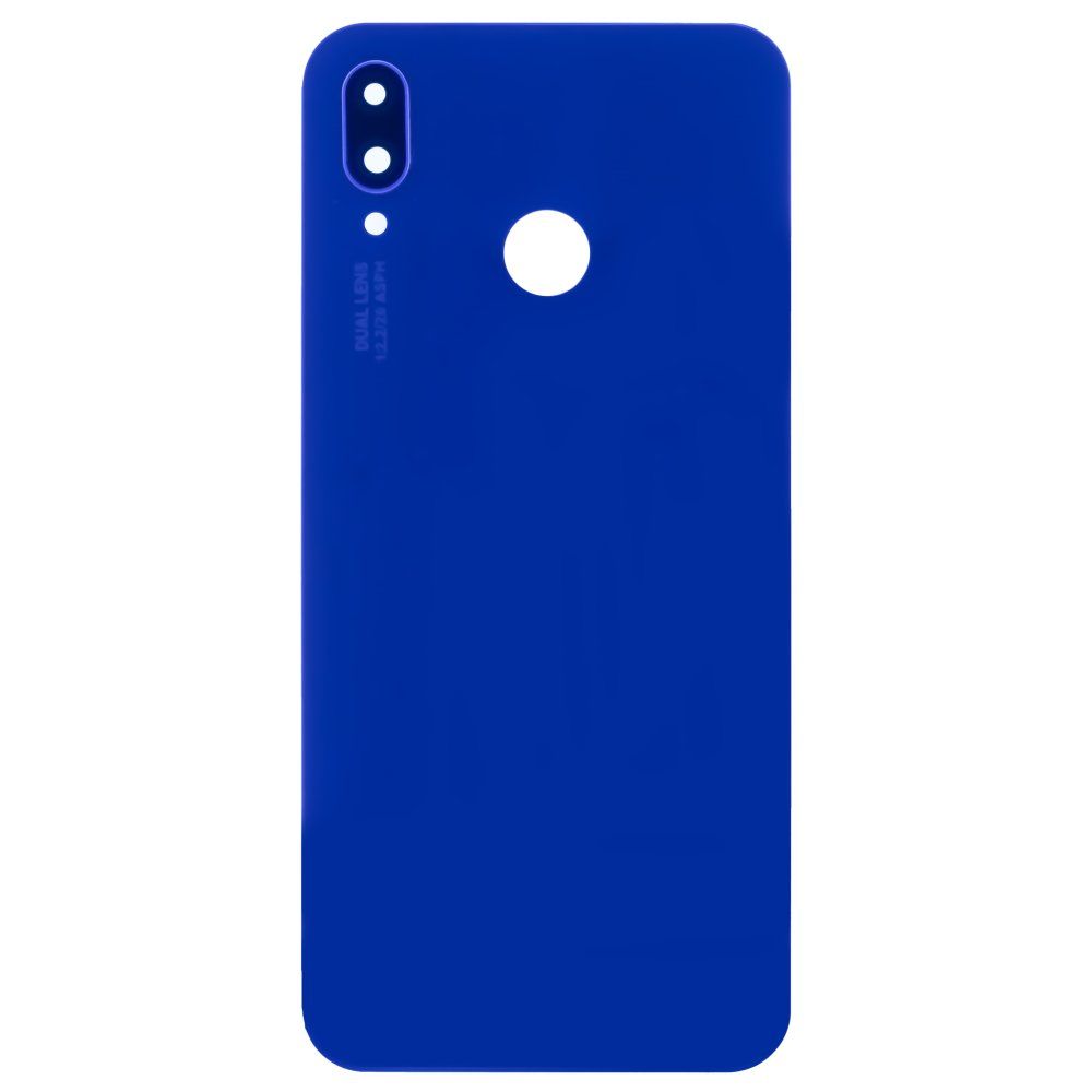 Задняя крышка для Huawei P20 Lite (ANE-LX1) / Nova 3E (ANE-AL00) (синий) (в сборе со стеклом камеры)
