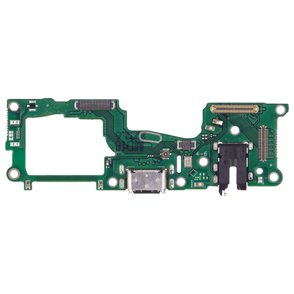 Нижняя плата для Realme 8 4G (RMX3085) / 8 Pro (RMX3081) / OPPO A74 4G (CPH2219) с комп. + разъем зарядки + микрофон