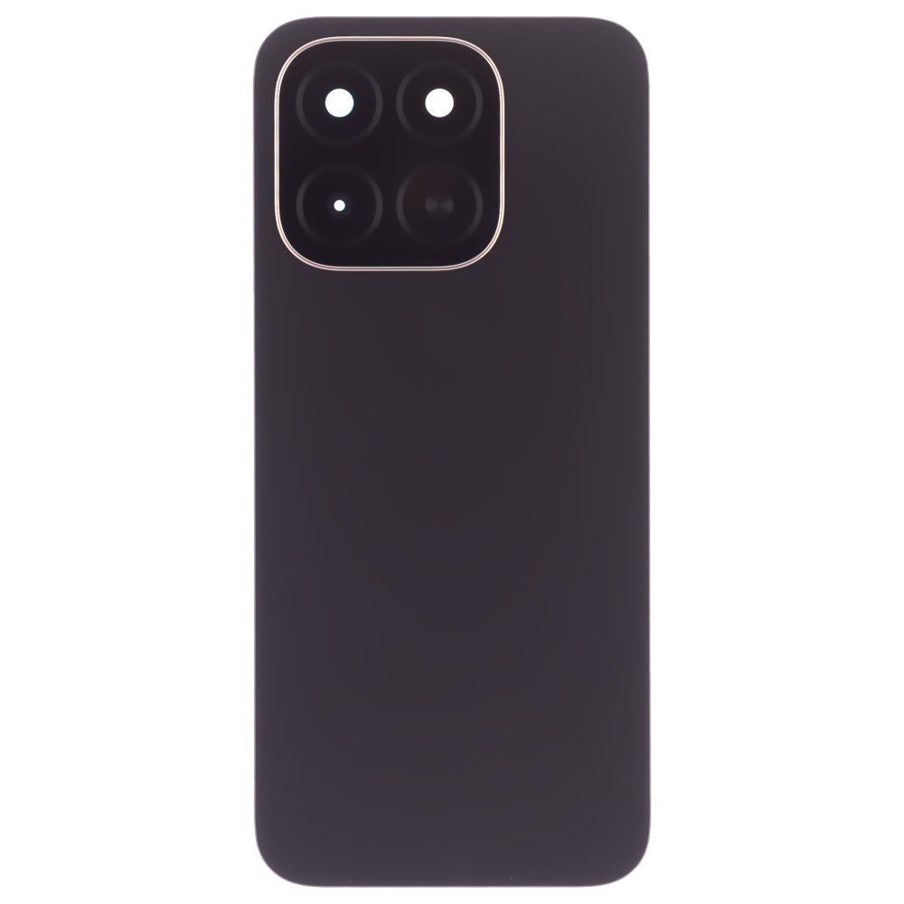 Задняя крышка для Huawei Honor X6c (NIC-LX1) (черный) (в сборе со стеклом камеры)