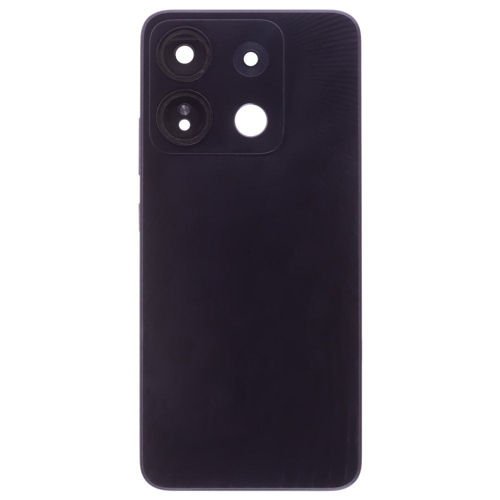Задняя крышка для Infinix Smart 7 HD (X6516) (черный) (в сборе со стеклом камеры)