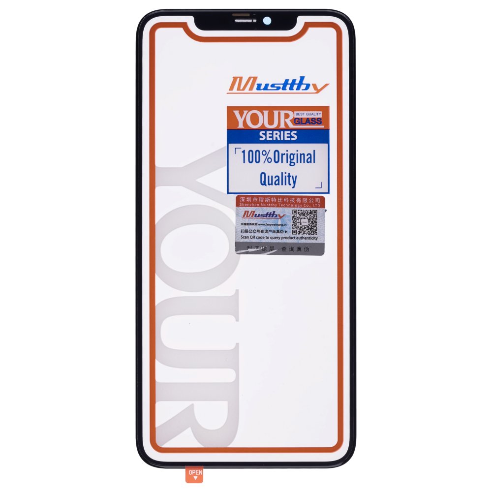 Стекло модуля для Apple iPhone 11 Pro Max + OCA (Musttby) (Premium)