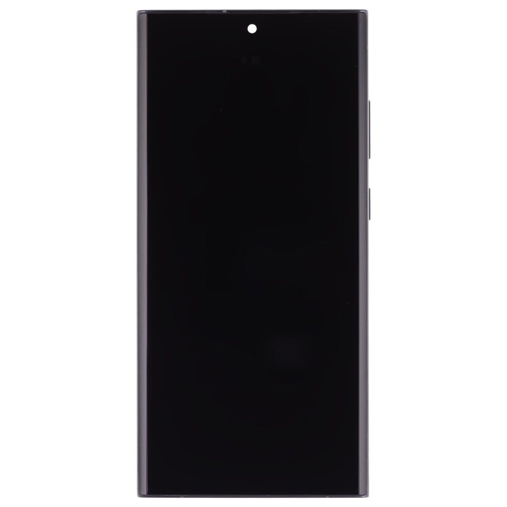 Дисплей для Samsung S918 Galaxy S23 Ultra + тачскрин (зеленый) (в рамке) (OLED) (Full Size)