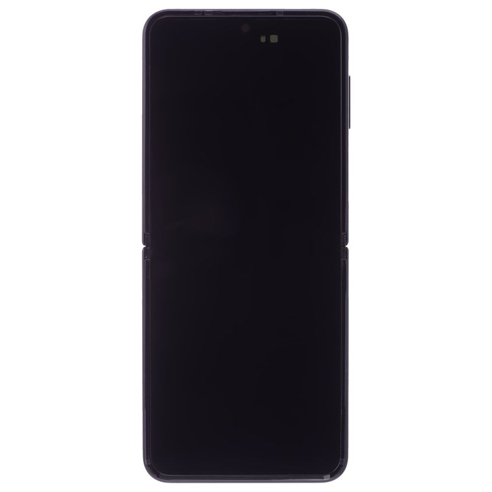 Дисплей для Samsung F721 Galaxy Z Flip 4 + тачскрин (внутренний) (черный) (в рамке) (ORIG100) (возможен дефект ЛКП)