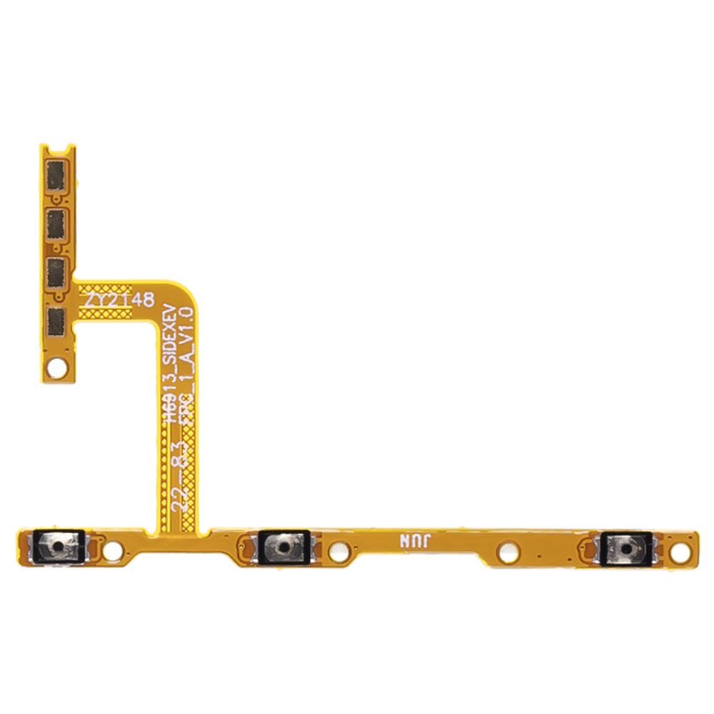 Шлейф для Tecno Spark 8P (KG7n) / Spark 8T (KG6p) с комп. (на кнопки громкости и кнопку включения)