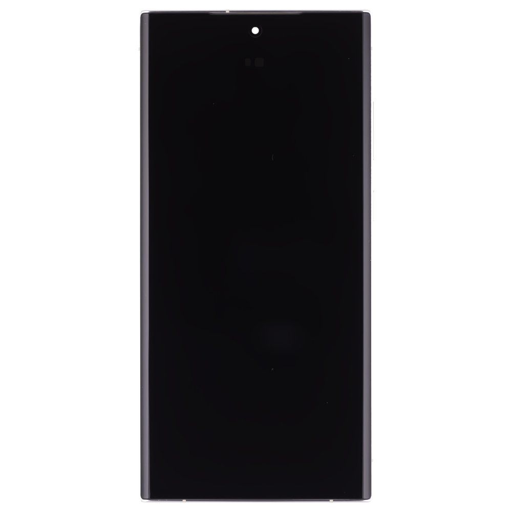 Дисплей для Samsung S918 Galaxy S23 Ultra + тачскрин (серебристый) (в рамке) (OLED) (Full Size)