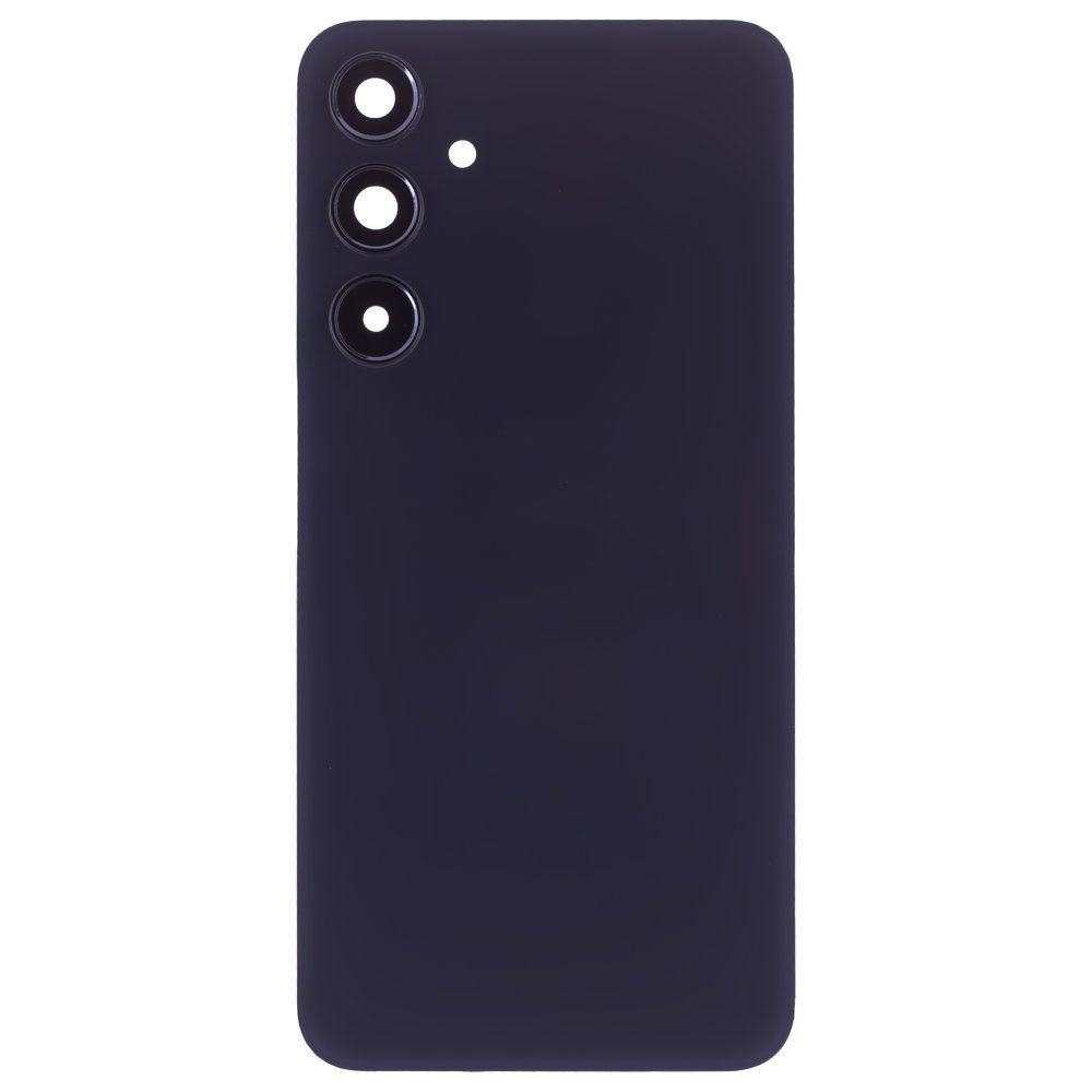 Задняя крышка для Samsung A556 Galaxy A55 5G (черный) (в сборе со стеклом камеры) (ORIG100)