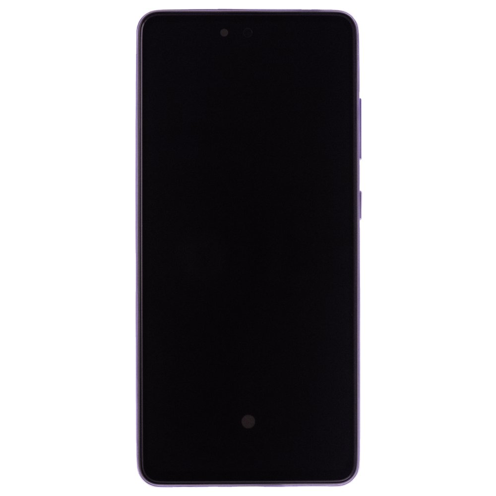 Дисплей для Samsung A525 Galaxy A52 / A526 Galaxy A52 5G / A528 Galaxy A52s + тачскрин (фиолетовый) (в рамке) (ORIG100) (SP)