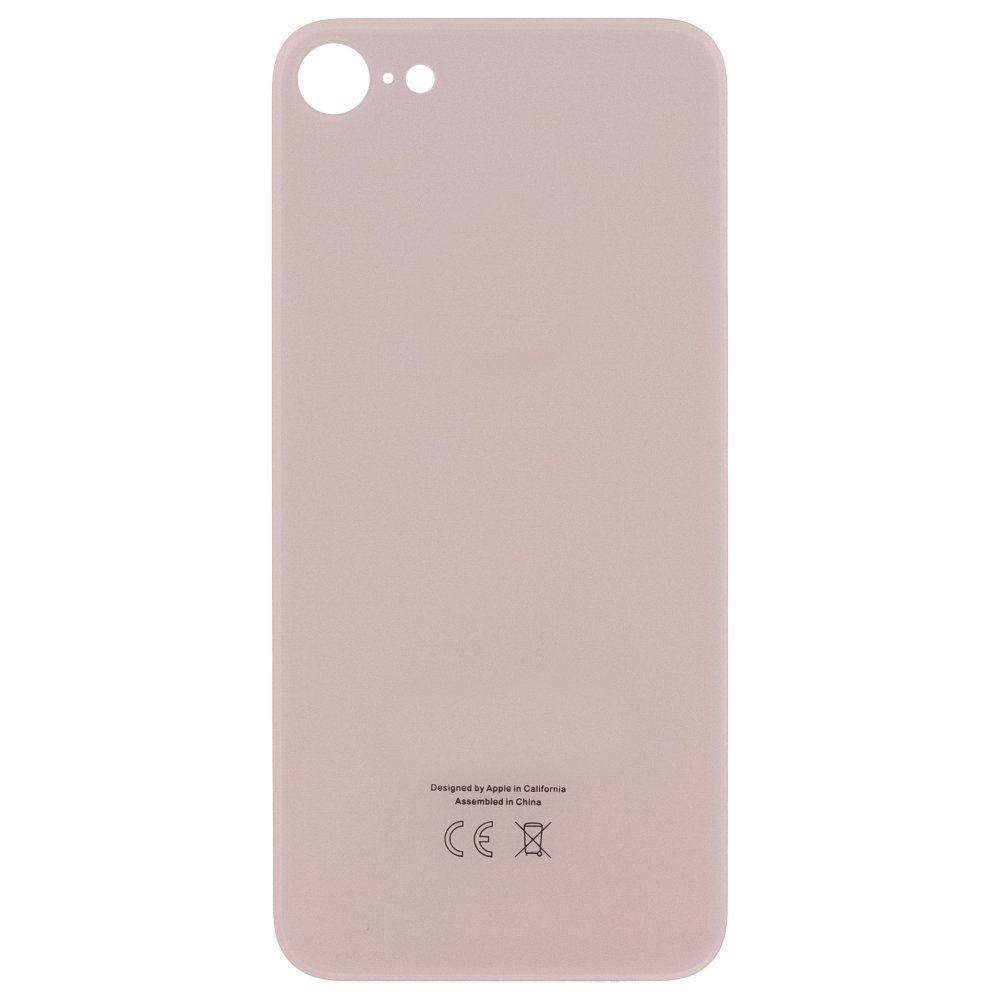 Задняя крышка для Apple iPhone 8 (золотистый) (с широким отверстием) (Premium)