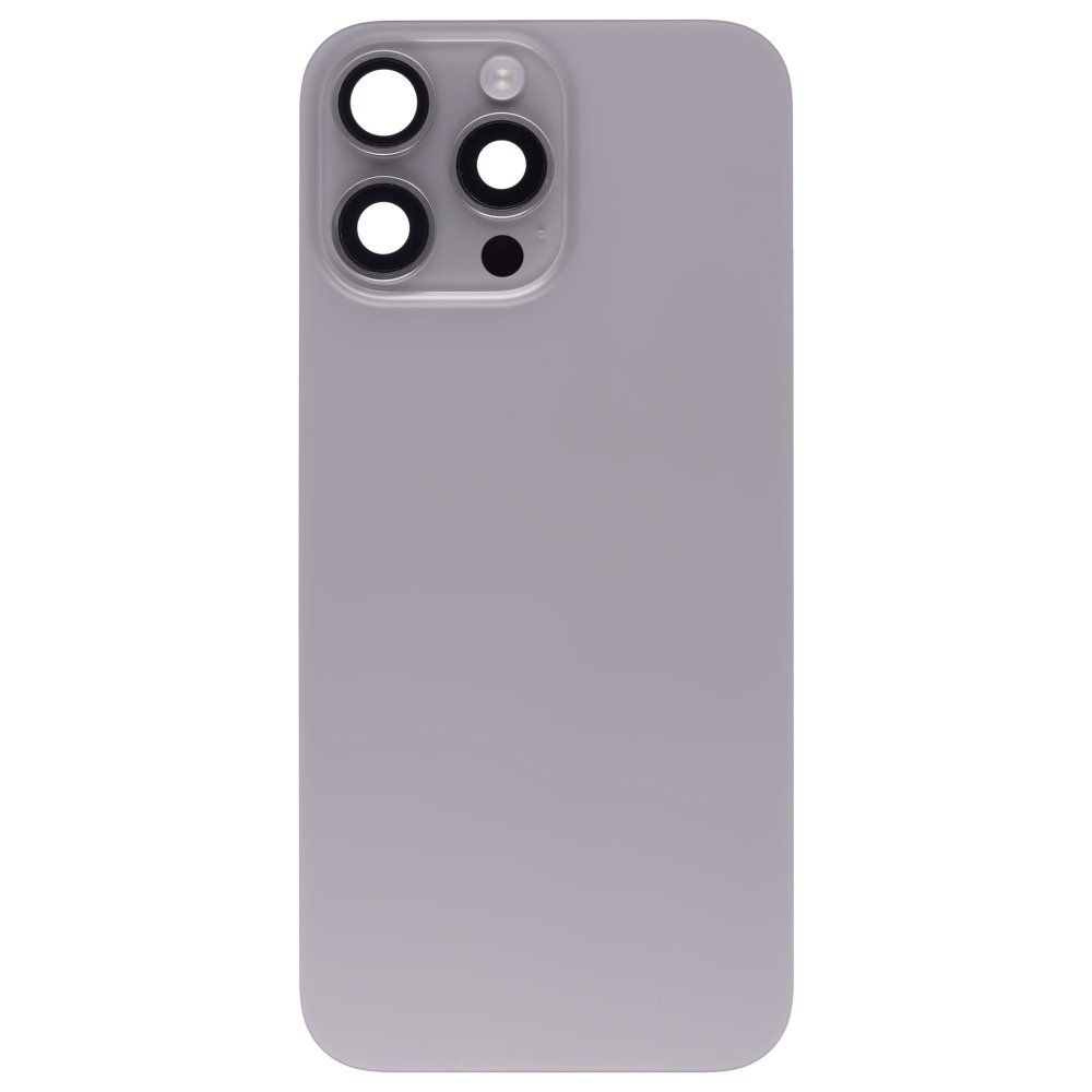Задняя крышка для Apple iPhone 16 Pro Max (титановый) (в сборе) (ORIG100) (Снятый) (возможен дефект ЛКП)