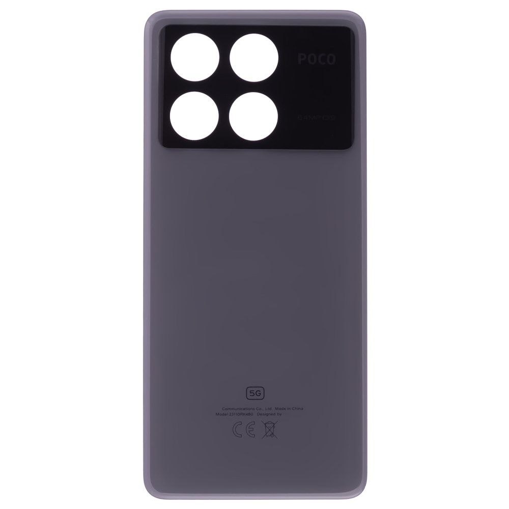 Задняя крышка для Xiaomi Poco X6 Pro (2311DRK48G) (серый)