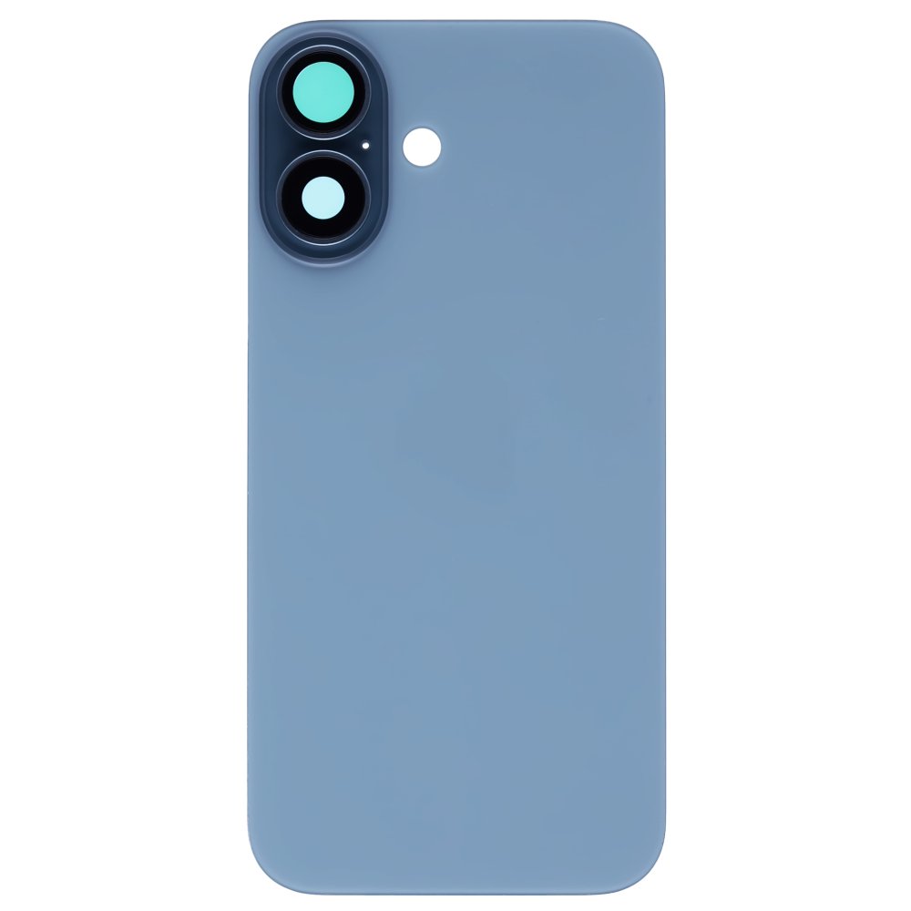 Задняя крышка для Apple iPhone 16 (зеленый) (в сборе со стеклом камеры) (Premium)