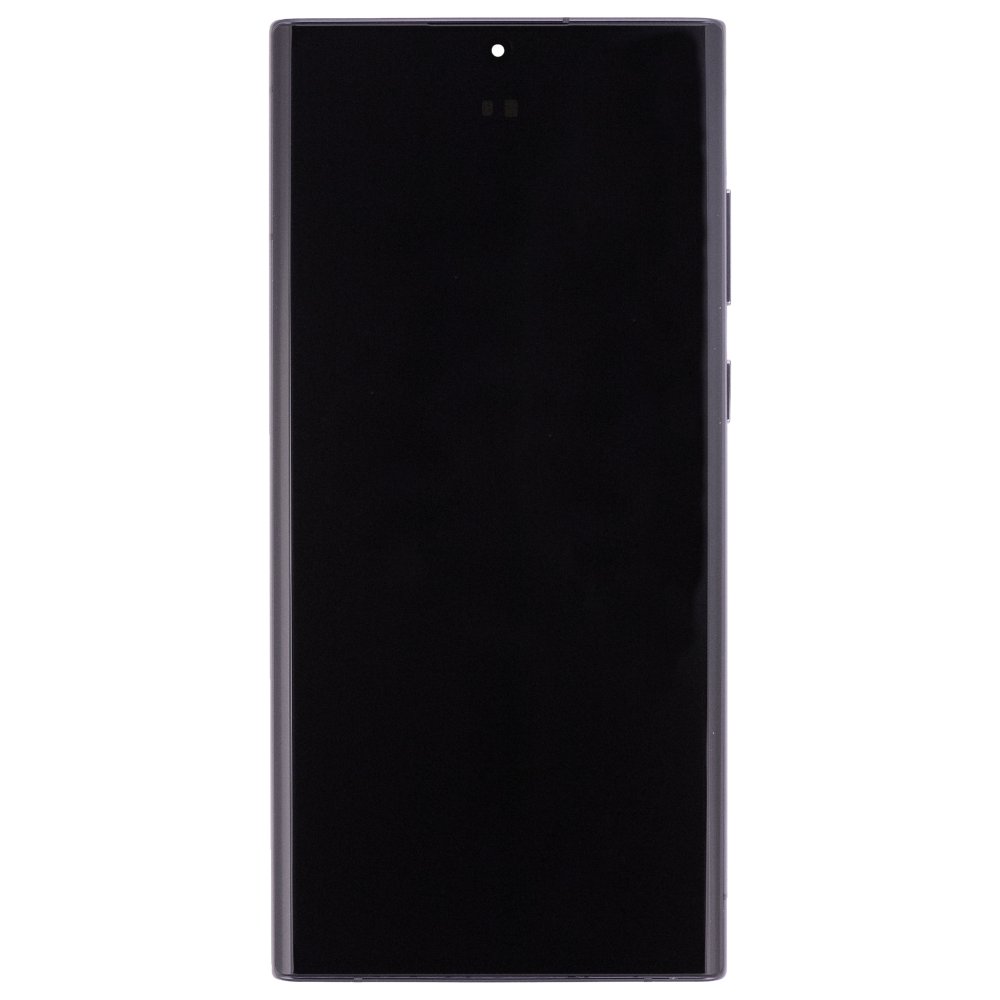 Дисплей для Samsung S908 Galaxy S22 Ultra + тачскрин (черный) (в рамке) (OLED) (Full Size)