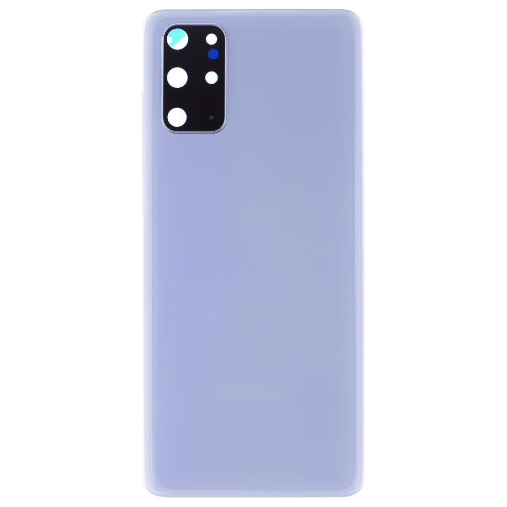 Задняя крышка для Samsung G985 Galaxy S20+ (голубой) (в сборе со стеклом камеры) (ORIG100)