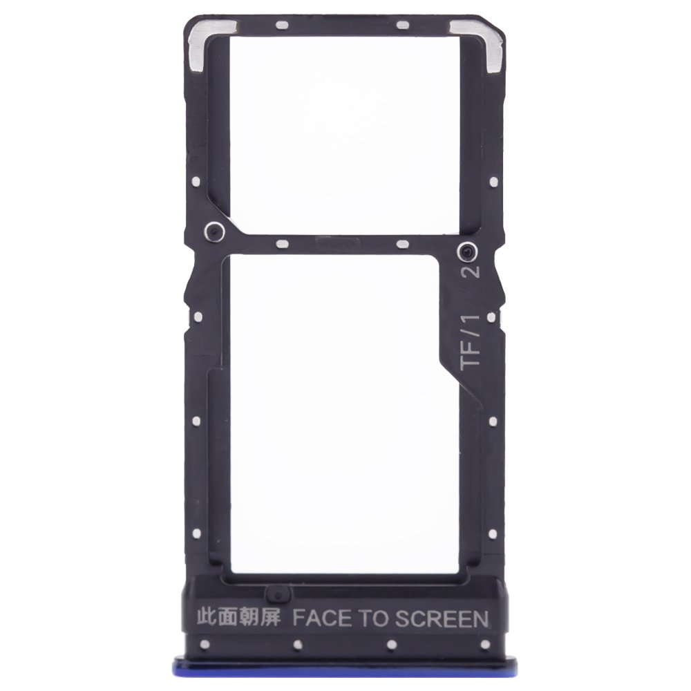 Держатель сим-карты для Xiaomi Poco X3 / Poco X3 NFC (M2007J20CG) / Poco X3 Pro (M2102J20SG) (синий)