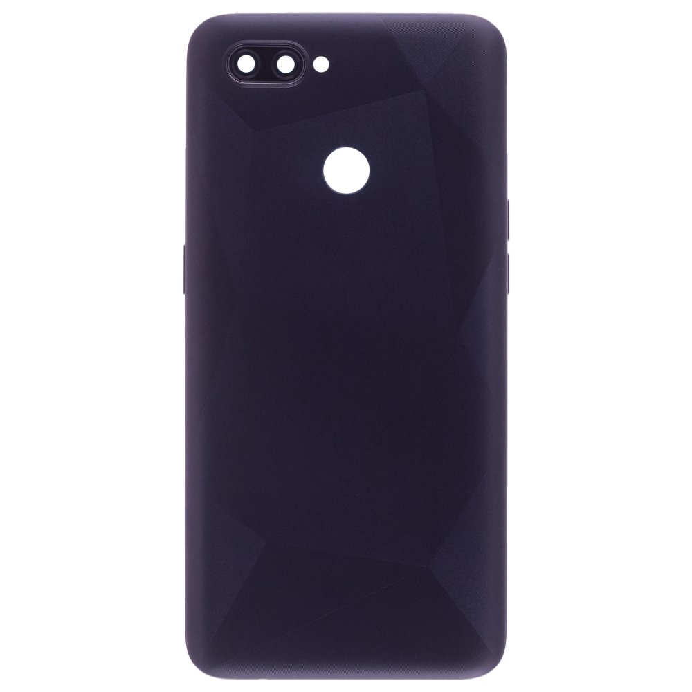 Задняя крышка для OPPO A12 (CPH2083) (черный) (в сборе со стеклом камеры)