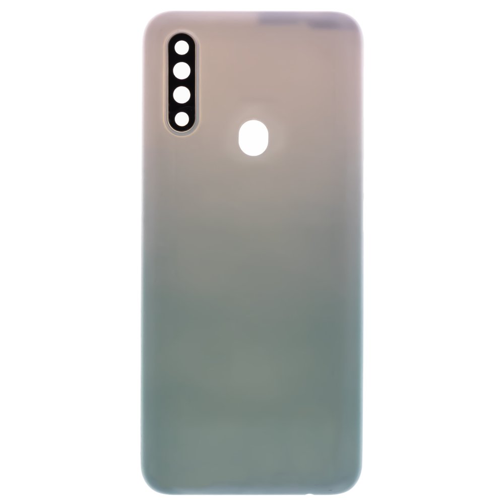 Задняя крышка для OPPO A31 (CPH2015) (белый) (в сборе со стеклом камеры)