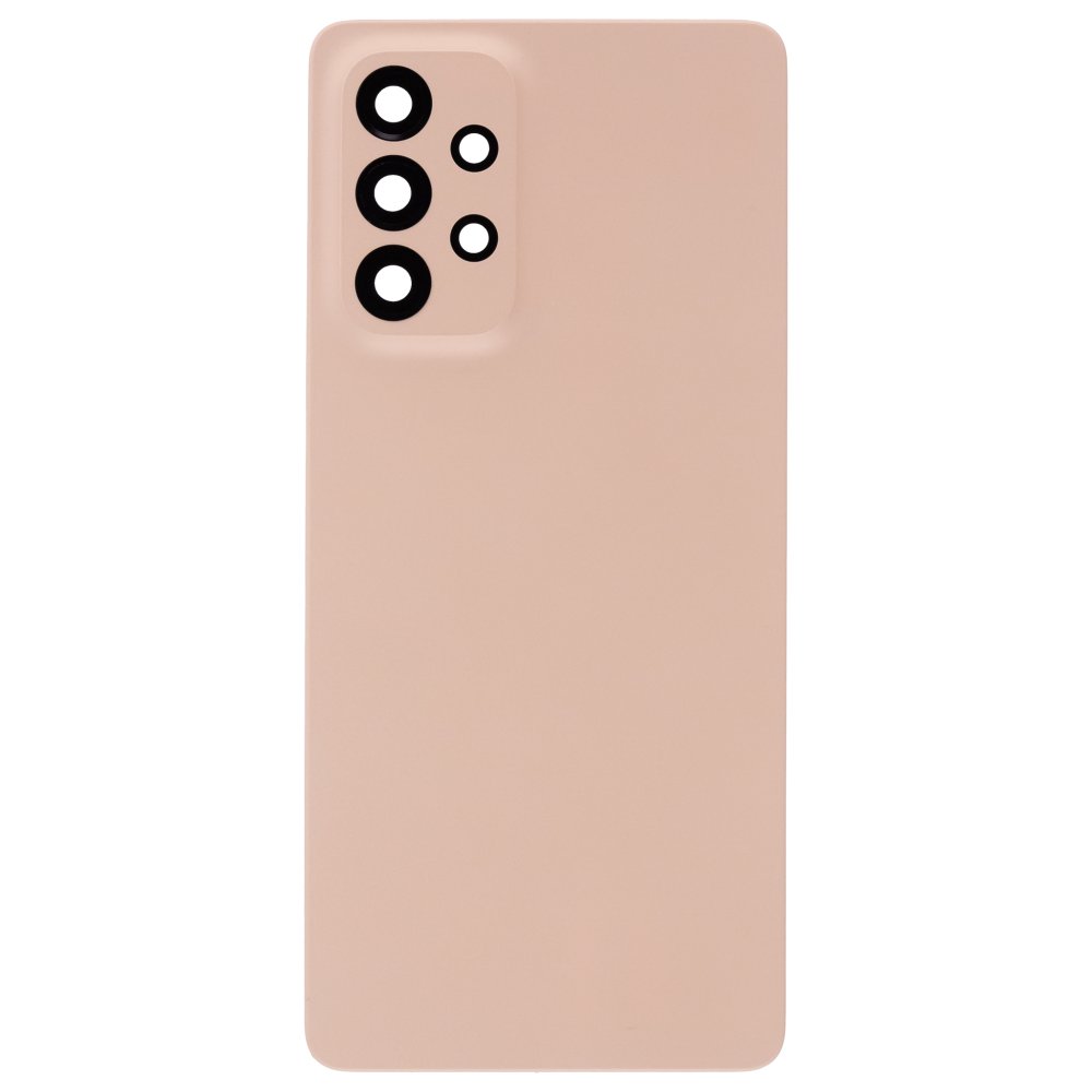 Задняя крышка для Samsung A536 Galaxy A53 5G (оранжевый) (в сборе со стеклом камеры)