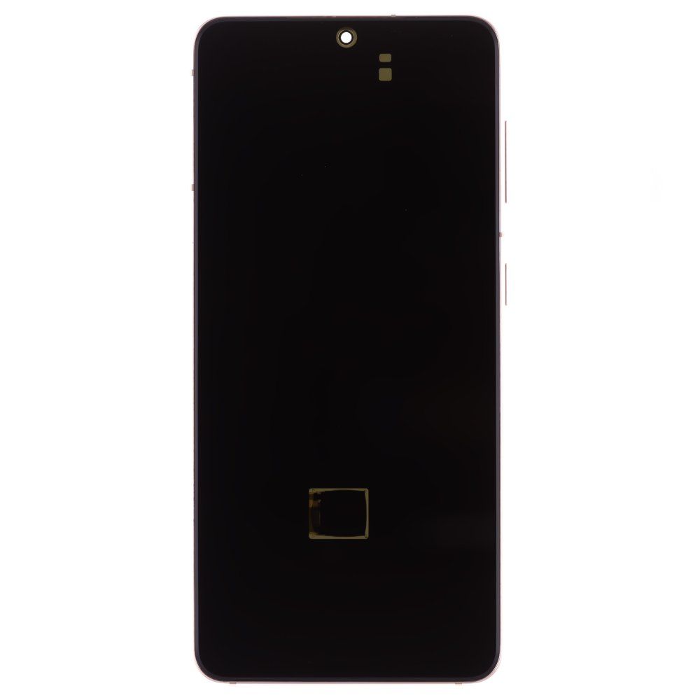 Дисплей для Samsung G991 Galaxy S21 + тачскрин (розовый) (в рамке) (ORIG100) (возможен дефект ЛКП)
