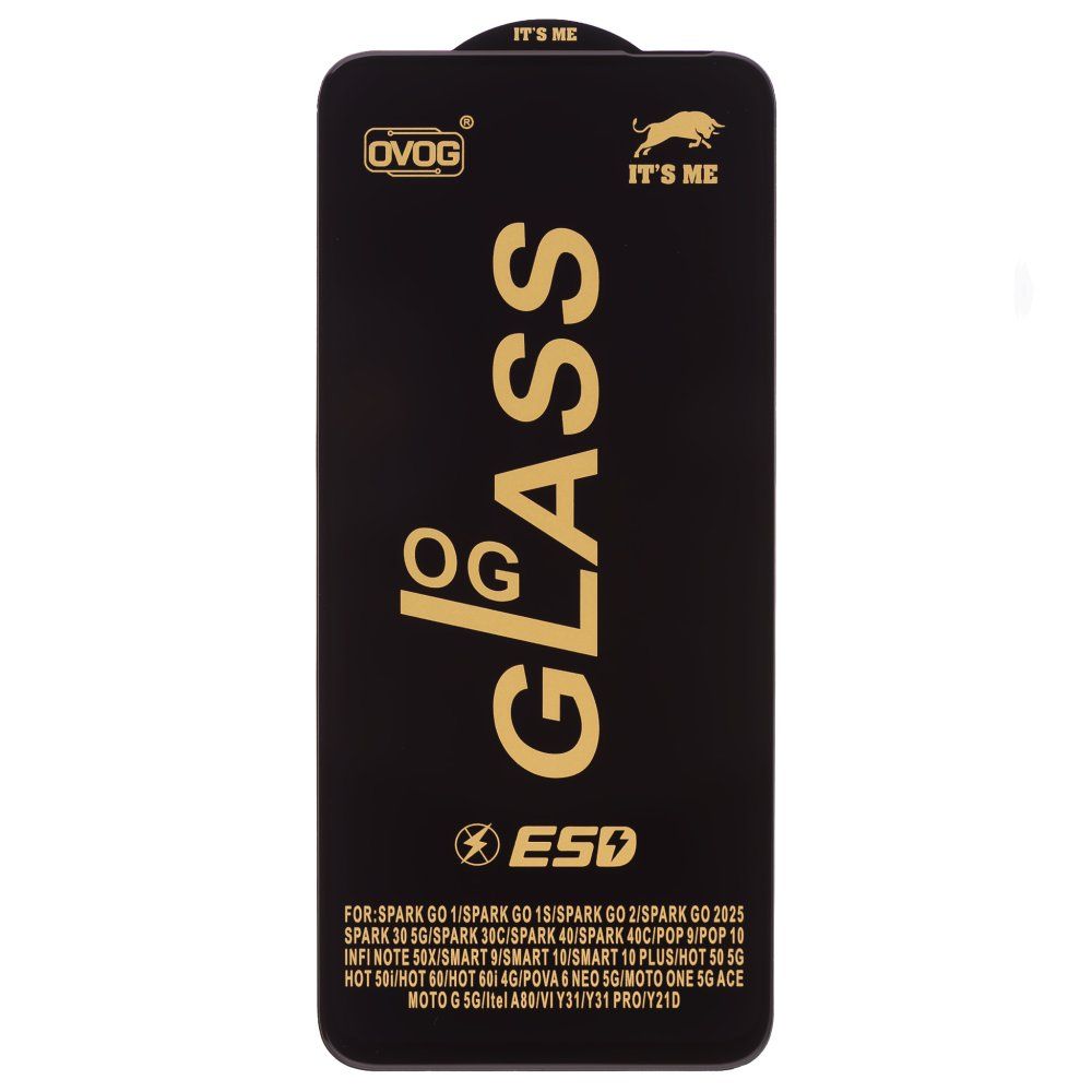 Защитное стекло OG Glass для Infinix Hot 60 5G (X6726) (черный)