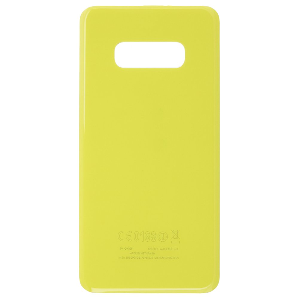 Задняя крышка для Samsung G970 Galaxy S10e (желтый)