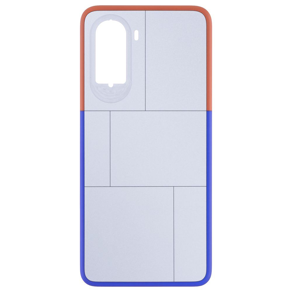 Задняя крышка для Xiaomi Poco M7 4G (25062PC34G) (серый)
