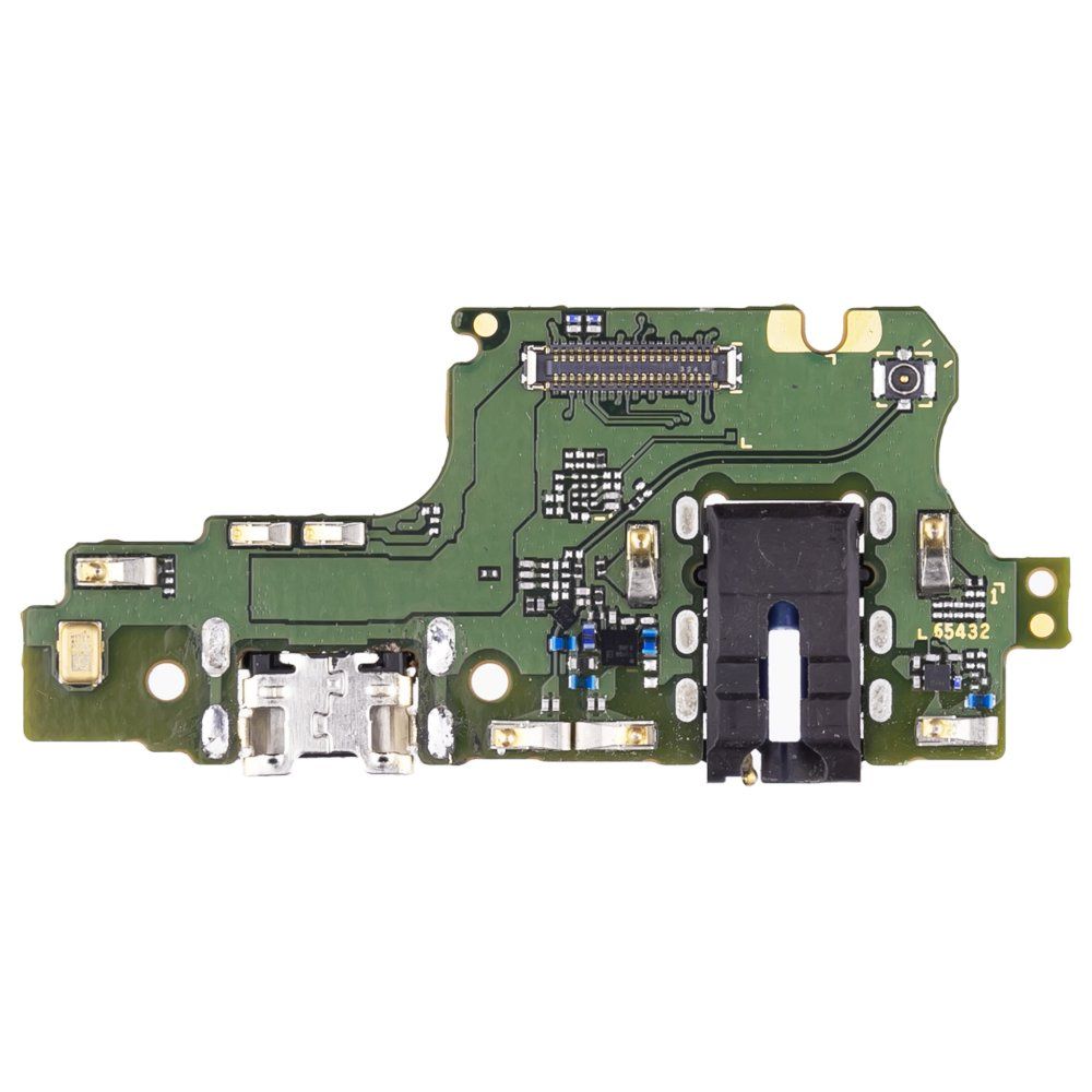 Нижняя плата для Huawei Y9 2018 (FLA-LX1) с комп. + разъем зарядки + разъем гарнитуры + микрофон (ORIG100)