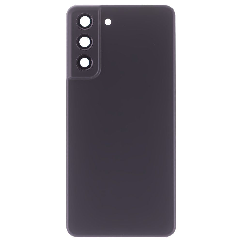 Задняя крышка для Samsung G990 Galaxy S21 FE (черный) (в сборе со стеклом камеры) (ORIG100)