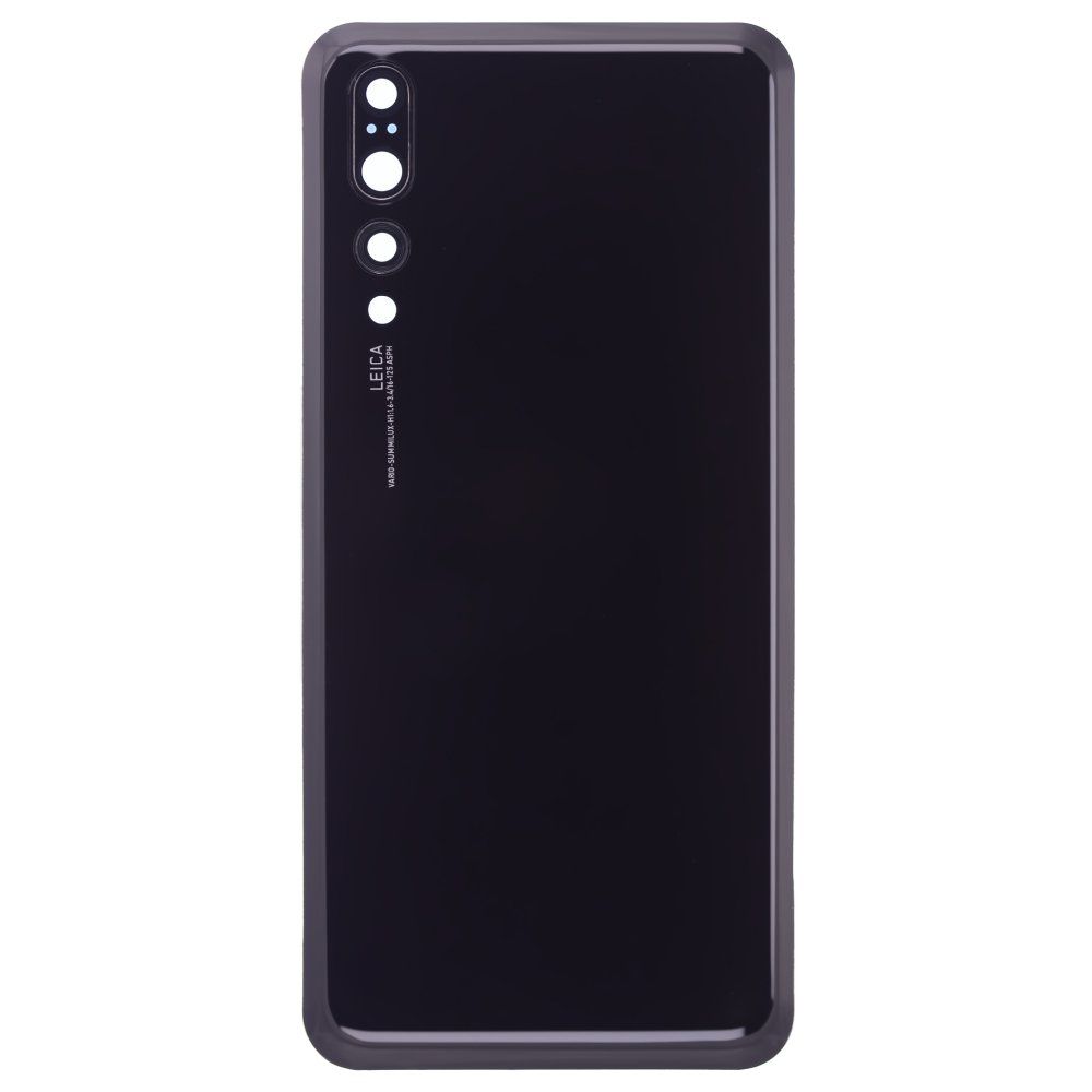 Задняя крышка для Huawei P20 Pro (CLT-L29) (черный) (в сборе со стеклом камеры)