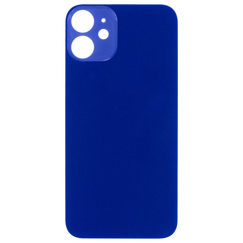Задняя крышка для Apple iPhone 12 mini (синий) (с широким отверстием) (Premium)