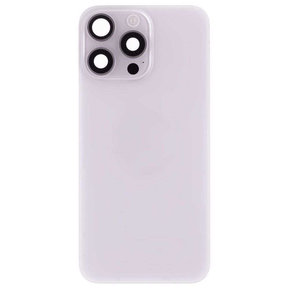 Задняя крышка для Apple iPhone 15 Pro Max (белый) (в сборе) (ORIG100) (Снятый) (возможен дефект ЛКП)