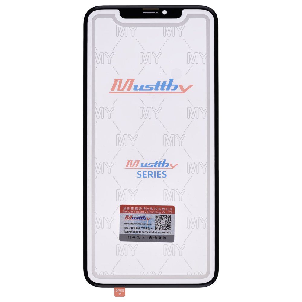 Стекло модуля для Apple iPhone Xs Max + OCA (Musttby)