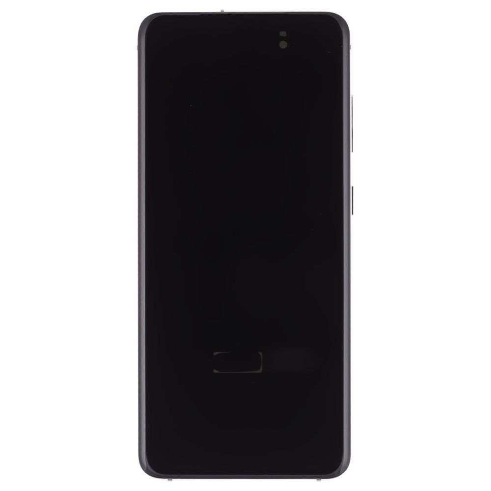 Дисплей для Samsung G980 Galaxy S20 + тачскрин (серебристый) (в рамке) (ORIG100) (возможен дефект ЛКП)
