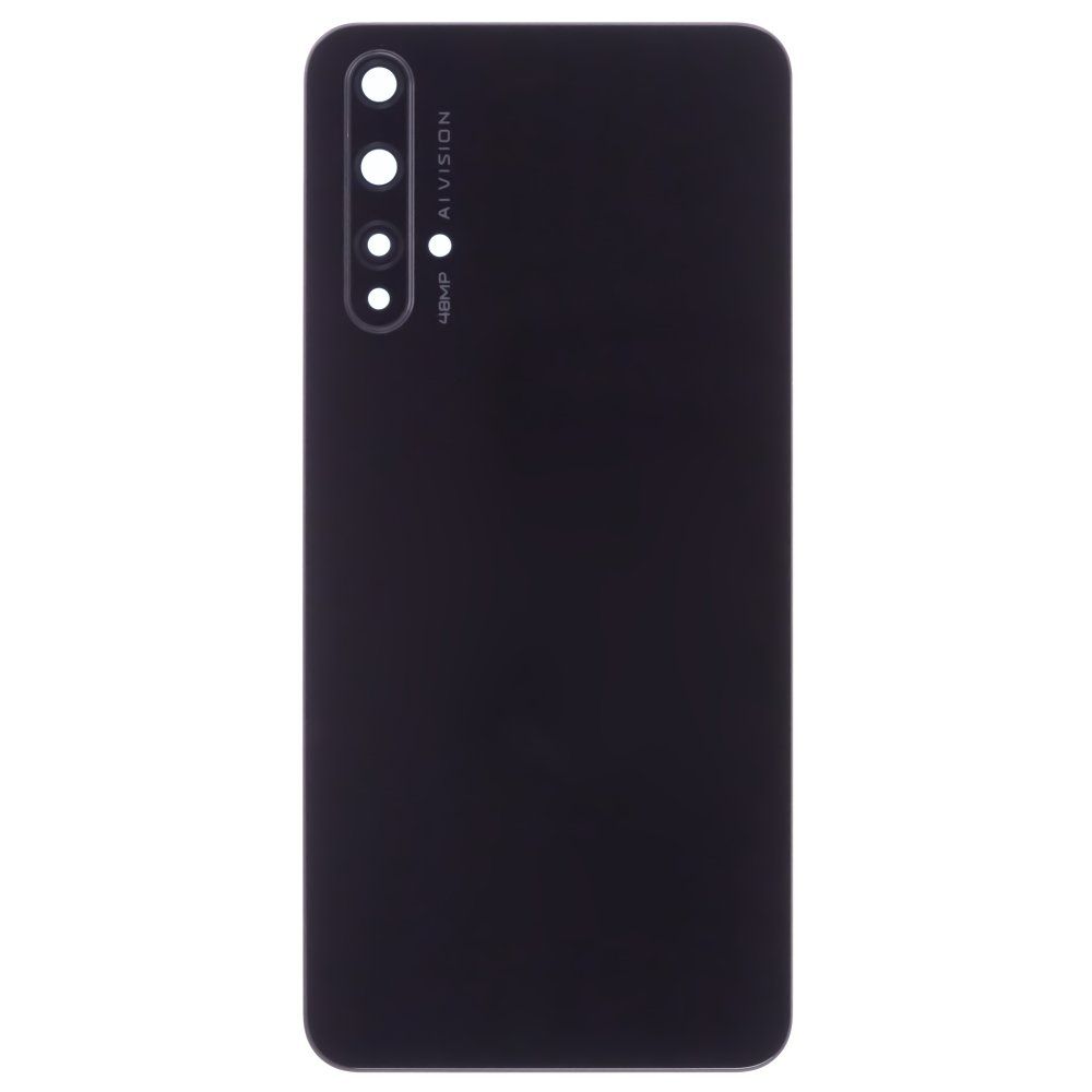 Задняя крышка для Huawei Honor 20 (YAL-L21) (черный) (в сборе со стеклом камеры)