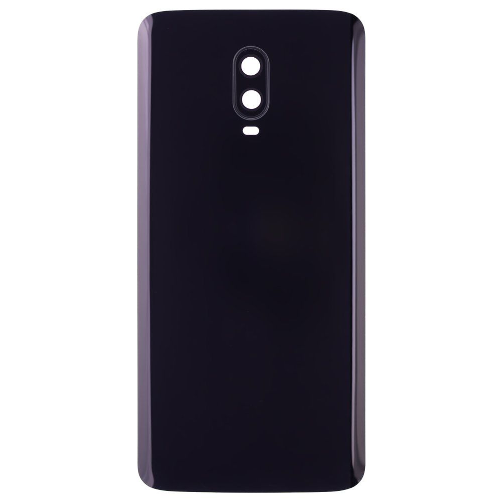 Задняя крышка для OnePlus 6T (черный глянец) (в сборе со стеклом камеры)