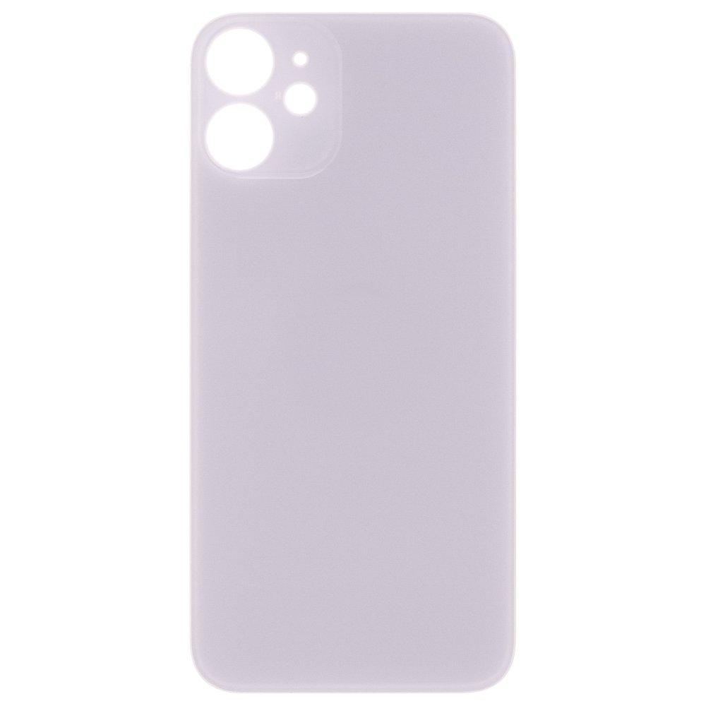 Задняя крышка для Apple iPhone 12 mini (белый) (с широким отверстием) (Premium)