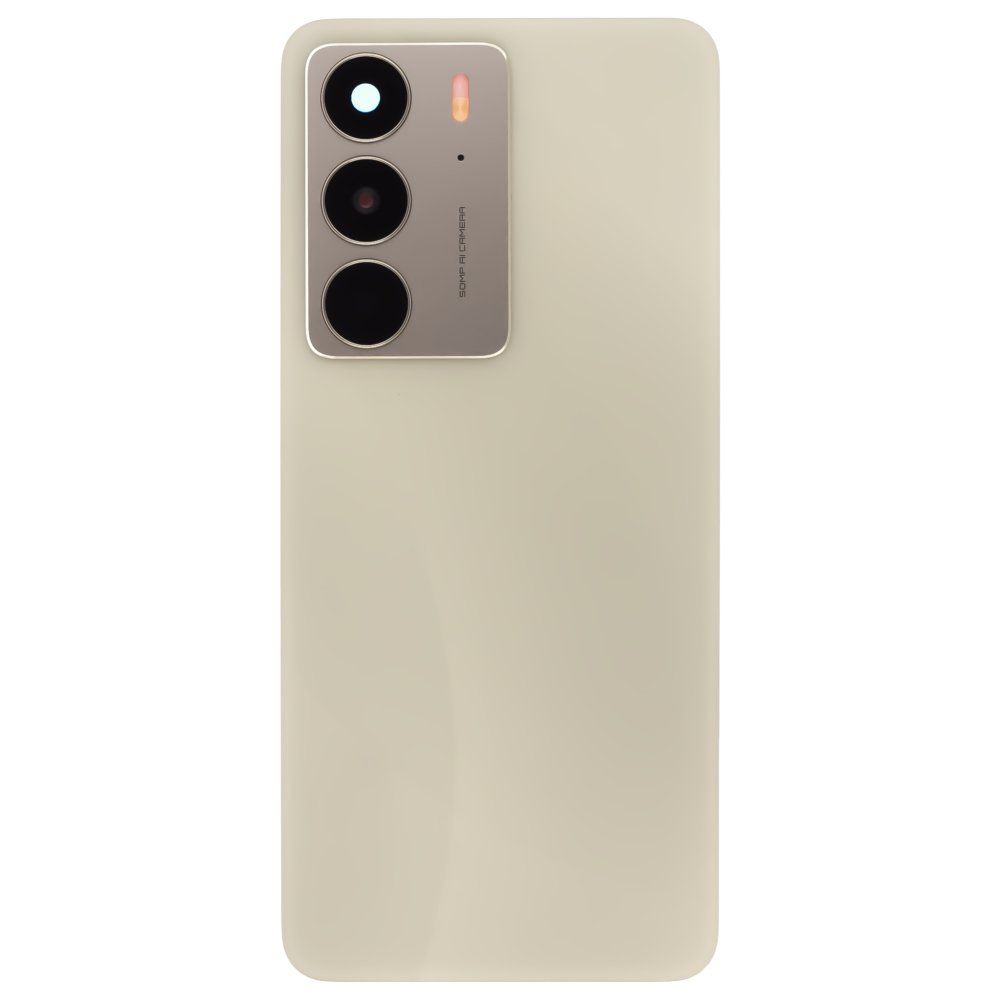Задняя крышка для Realme C75 (RMX3941) (золотистый) (в сборе со стеклом камеры)