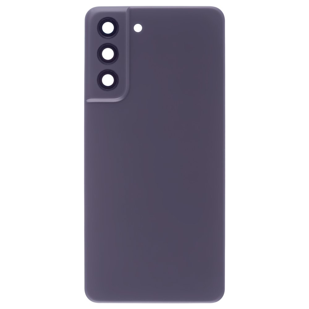 Задняя крышка для Samsung G990 Galaxy S21 FE (черный) (в сборе со стеклом камеры)