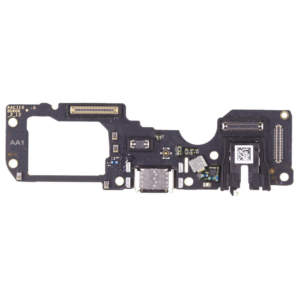 Нижняя плата для OPPO A78 4G (CPH2565) с комп. + разъем зарядки + микрофон (ORIG100)