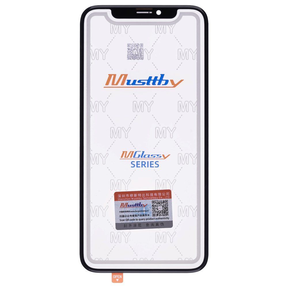 Стекло модуля для Apple iPhone X / iPhone Xs + OCA (Musttby)