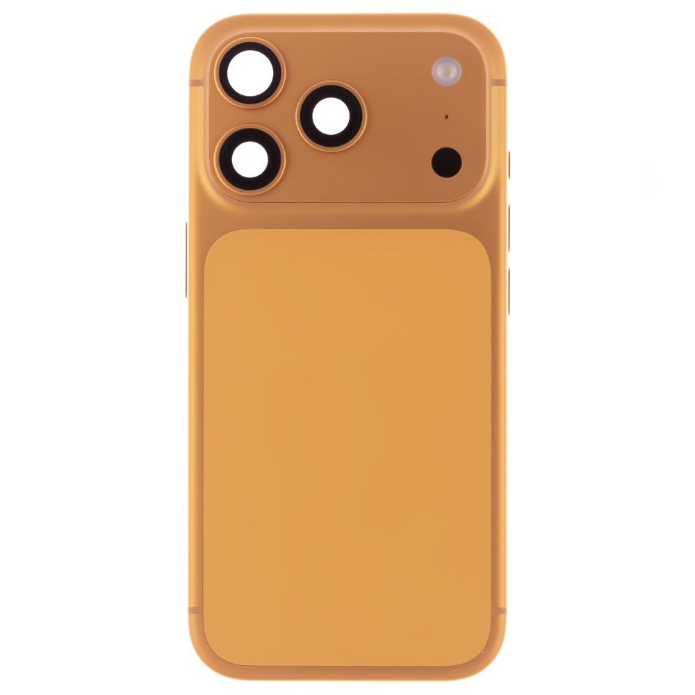 Корпус для Apple iPhone 17 Pro (eSIM) (оранжевый) (в сборе) (ORIG100) (Снятый) (возможен дефект ЛКП)